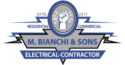 M. Bianchi and Sons Electrical Contractors Logo Color