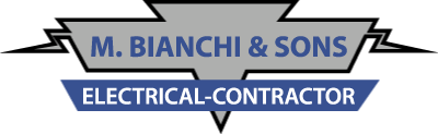 M. Bianchi and Sons Electrical Contractors Menu Logo